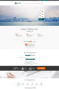 金融公司网站界面设计素材 高清PSD资源助力专业网站构建